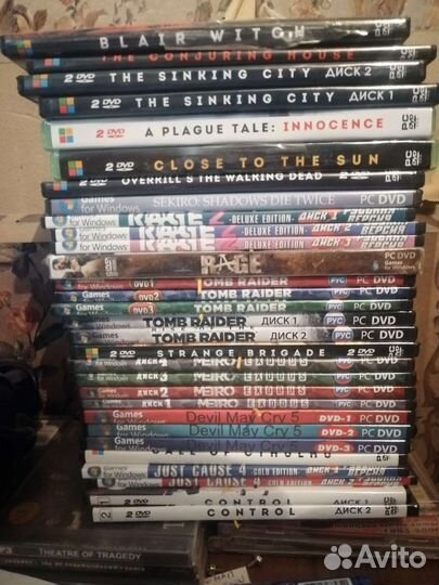 Большая коллекция dvd cd