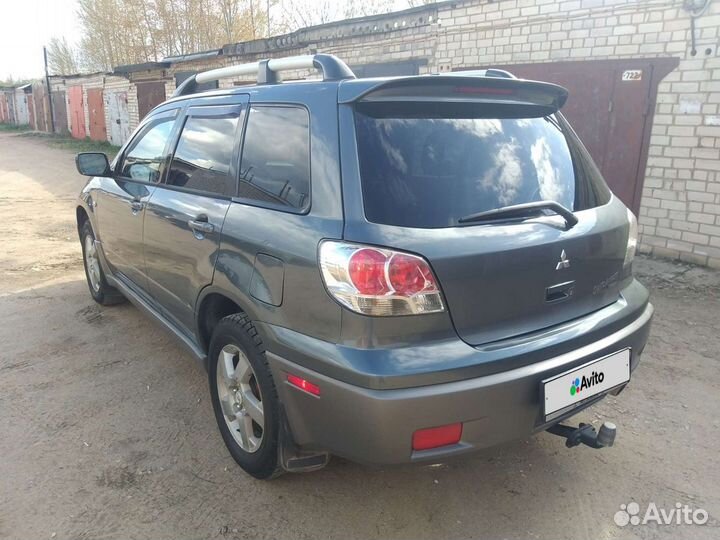 Mitsubishi Outlander 2.4 AT, 2002, 163 000 км