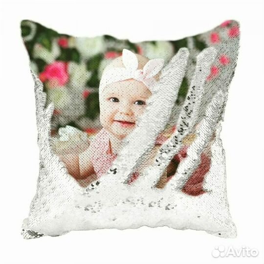 Подушка с Пайетками