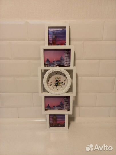 Часы, фоторамка