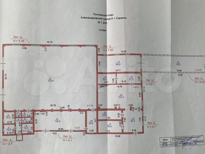 Производство, 1200 м²