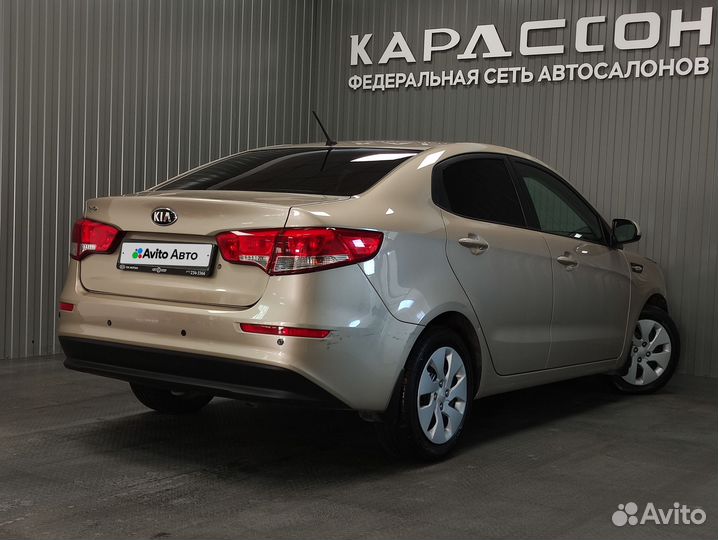 Kia Rio 1.6 AT, 2015, 118 400 км