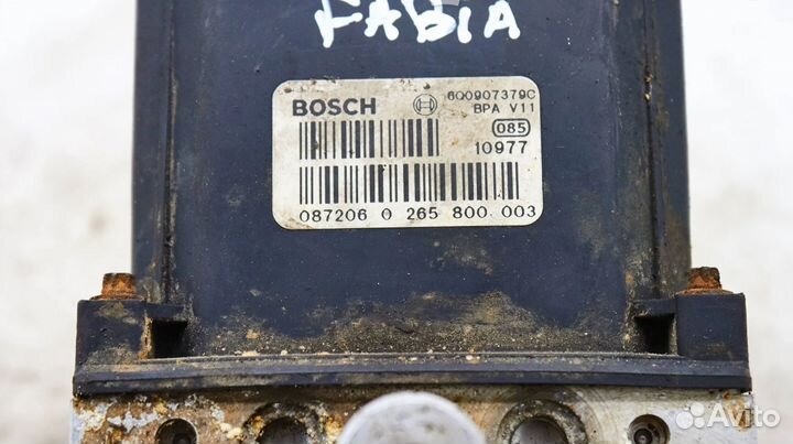 Блок абс, 0265222006 Skoda Fabia Mk1 (6Y) 1999 - 2007 года