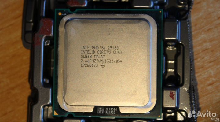 Intel Core 2 Quad Q9400, 4 ядра, LGA 775