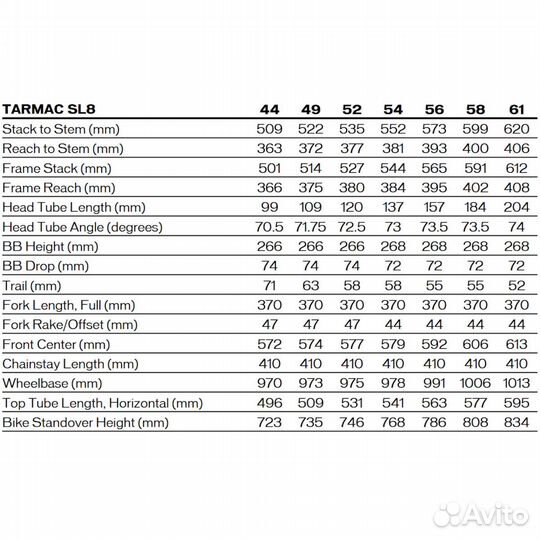 Шоссейная рама S-works sl8 tarmac