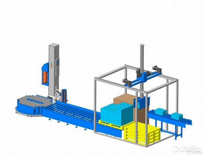 Портальный паллетайзер/депаллетайзер