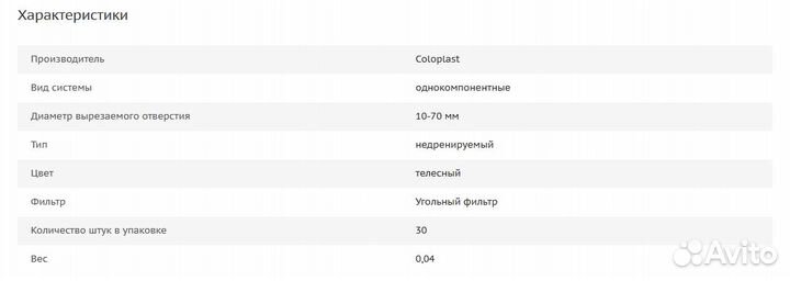 Калоприемники Coloplast и BBraun