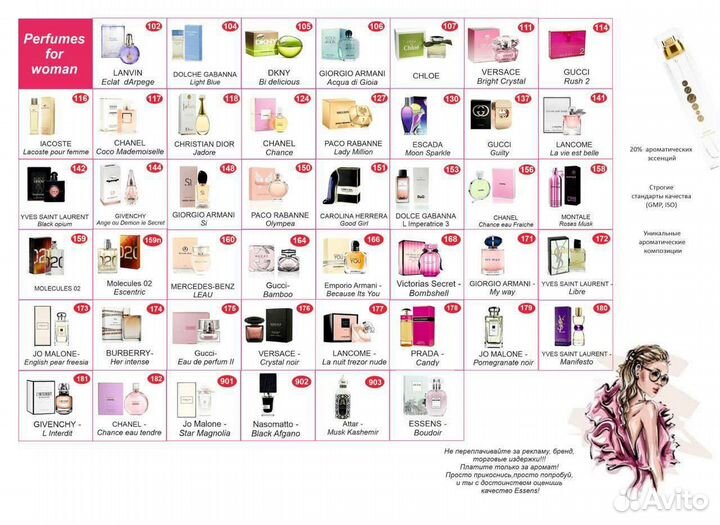 Продаю духи фирмы Essens