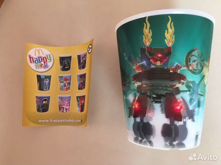 2 стакана из Макдональдс 2014 серия Happy Meal
