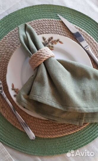 Льняные салфетки