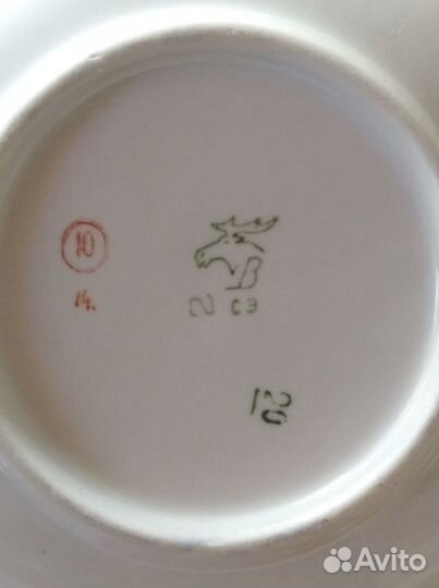 Чайный сервиз вербилки СССР