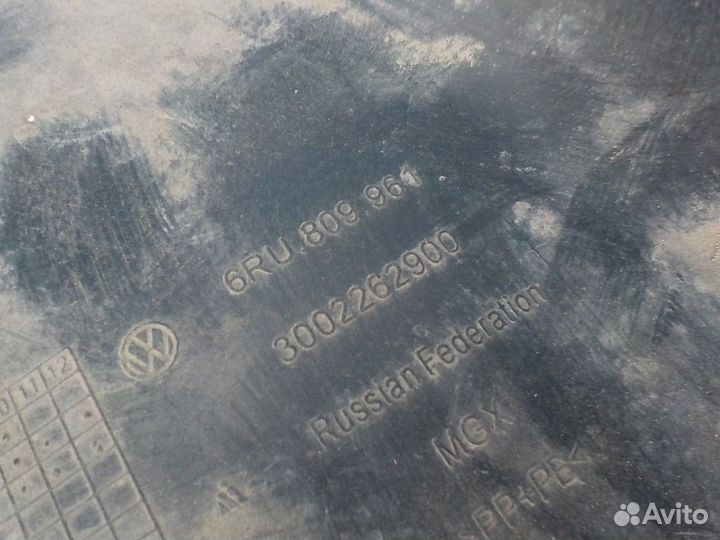 Подкрылок передний левый volkswagen Polo 2011-2020