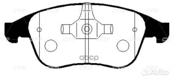 Колодки тормозные дисковые (нов арт GK0987) CKS
