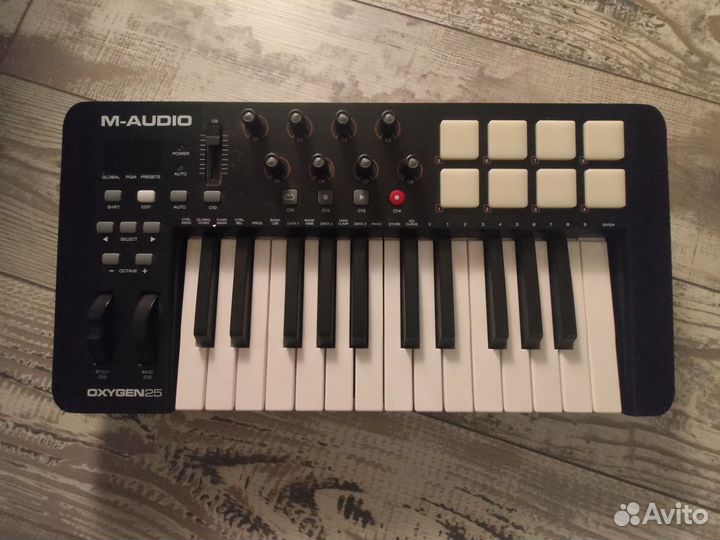 Midi клавиатура m audio oxygen 25