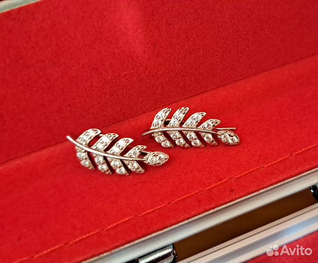 Серьги серебро