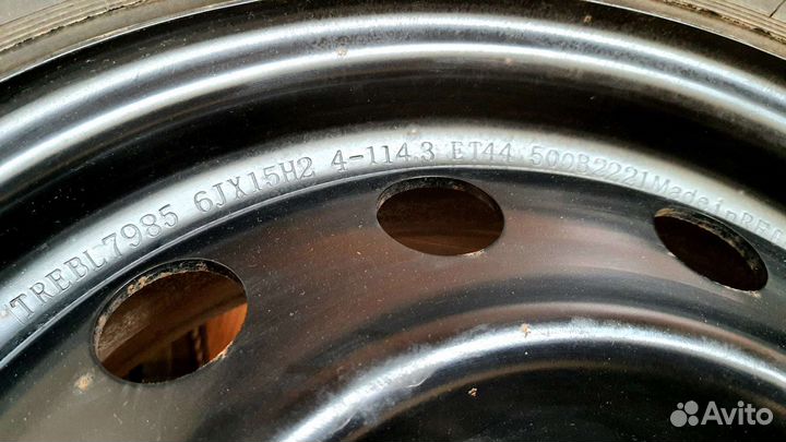 Колеса в сборе 205/65R15 4*114.3 зимние шип