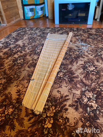 Бамбуковые рулонные шторы