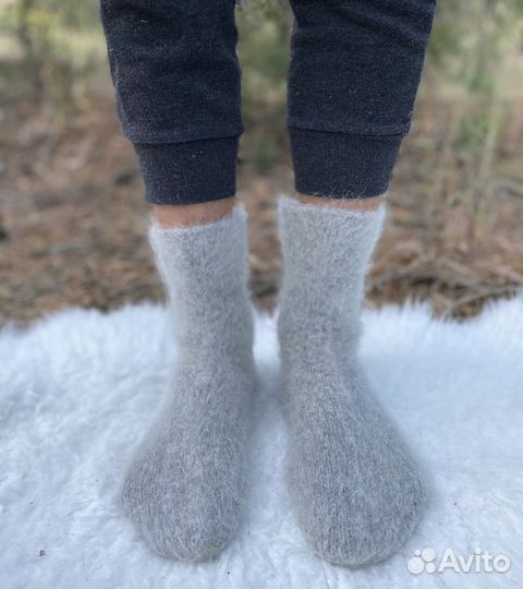 Шерстяные носки мужские Пуховые носки мужские