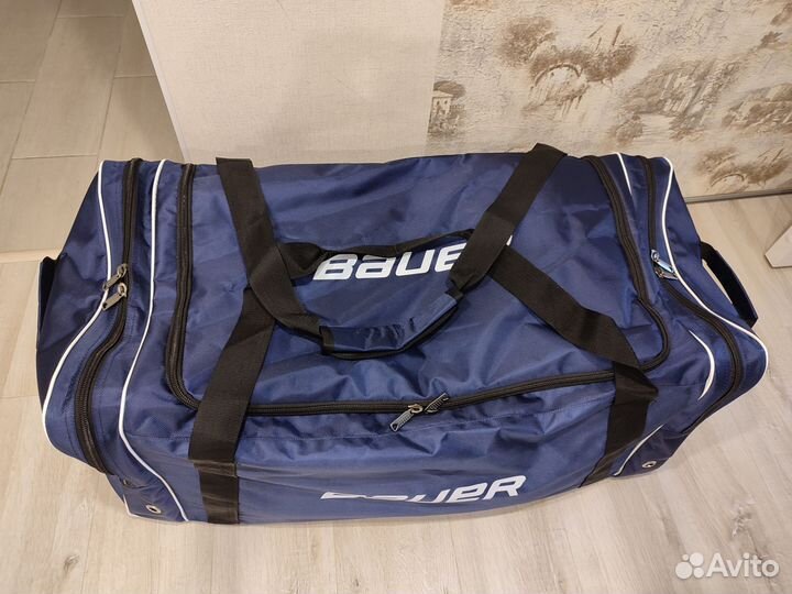 Баул хоккейный 36 без колёс синий
