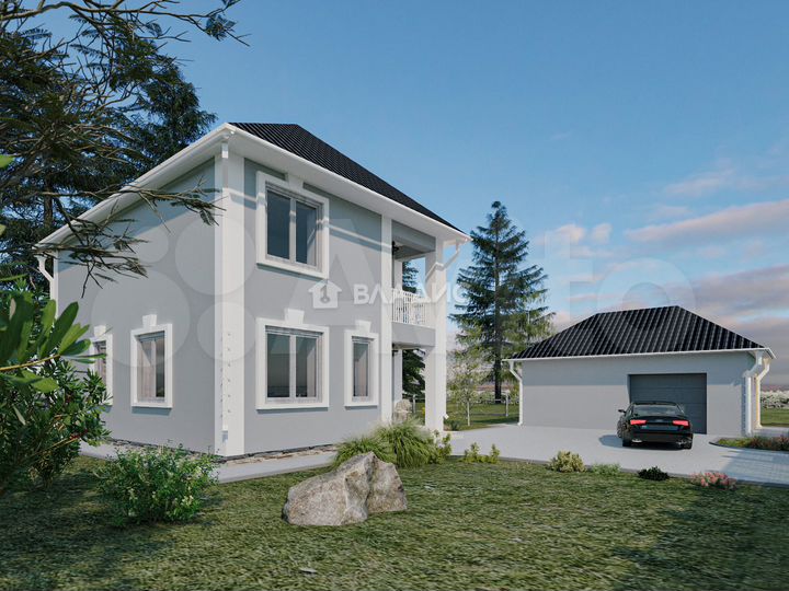 Дом 131 м² на участке 8 сот.