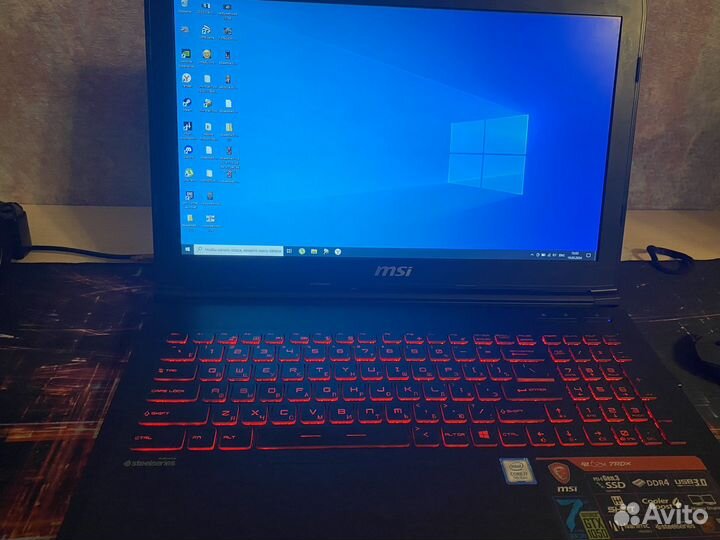 Ноутбук msi gl62m 7rdx