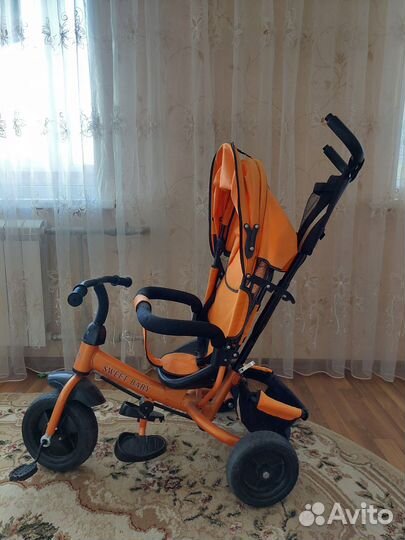 Детский трехколесный велосипед бу