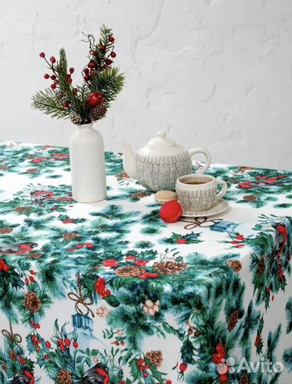 Скатерть новогодняя