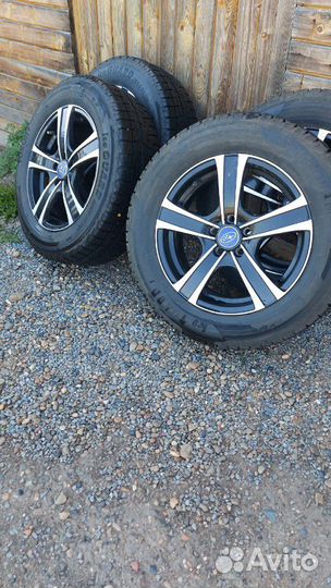 Диски с зимней(липучка) резиной