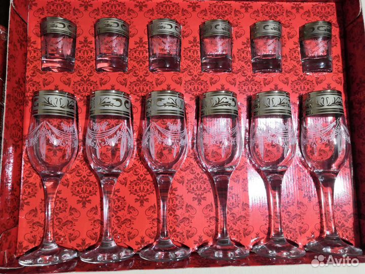 Набор фужеры стопки глинтвейн