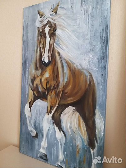 Картина маслом ручной работы Лошадь