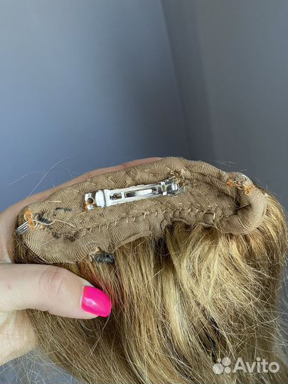 Шиньон из натуральных волос, волосы натуральные