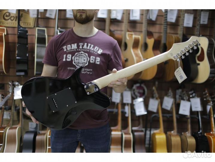 Aria JET-1 BK электрогитара, цвет чёрный