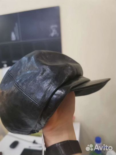 Шляпа женская натуральная кожа