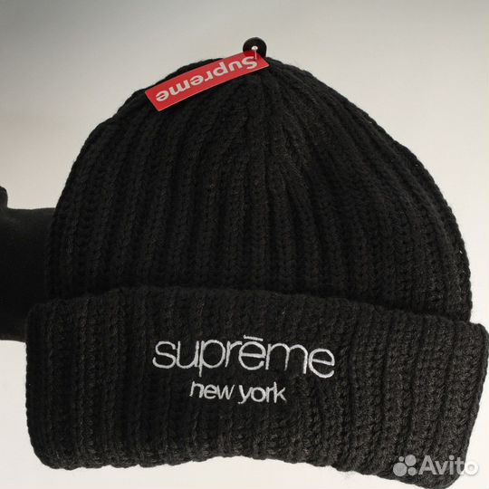 Шапка Supreme New York черная