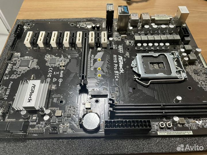 Материнская плата ASRock H110 Pro BTC+