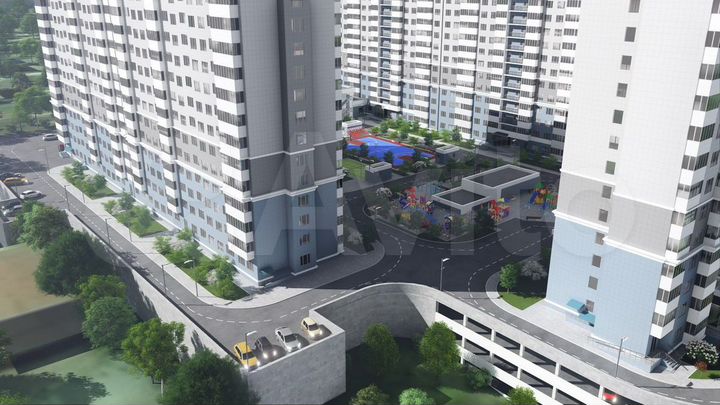 2-к. квартира, 52 м², 3/24 эт.