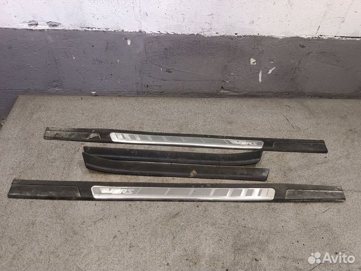Накладки порогов для Skoda Octavia A5 RS