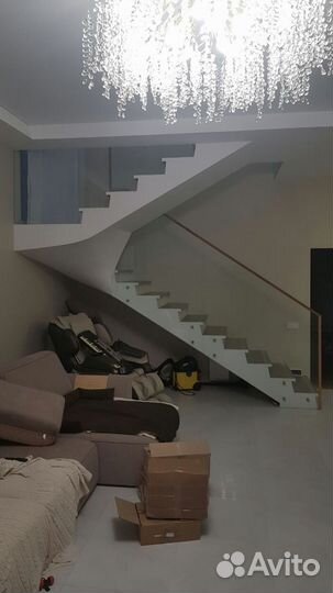 Лестничное ограждение из стекла