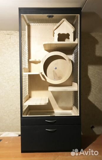 Витрина для грызунов шиншиллы