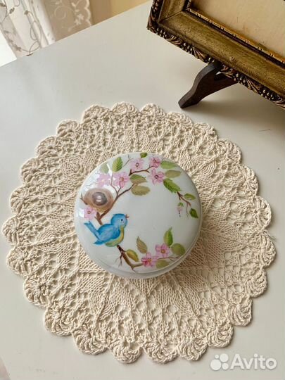 Шкатулка Лимож винтаж. Ручная роспись