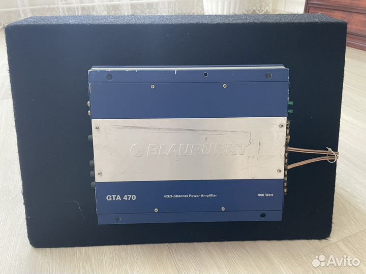 Сабвуфер Supra с усилителем Blaupunkt GTA470