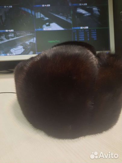 Норковая шапка мужская новая