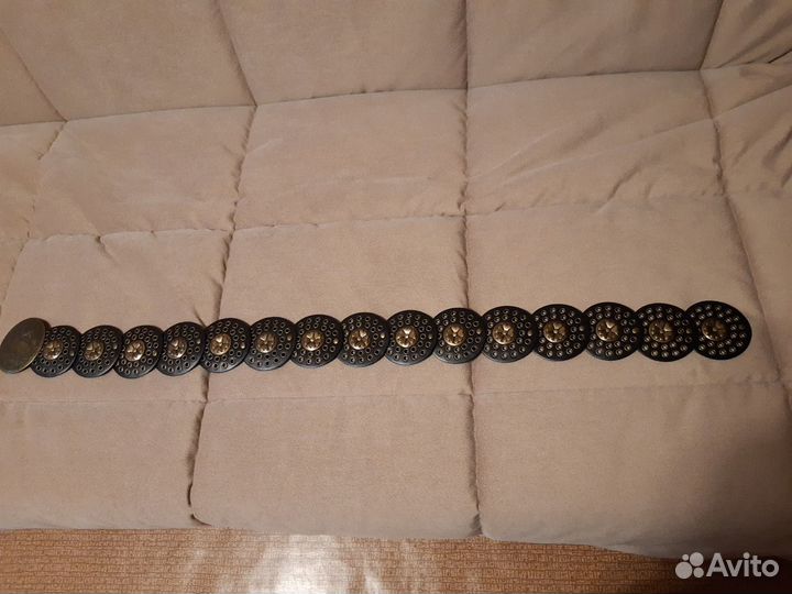 Пояс кожаный женский ручная работа. (пр-во Дания)