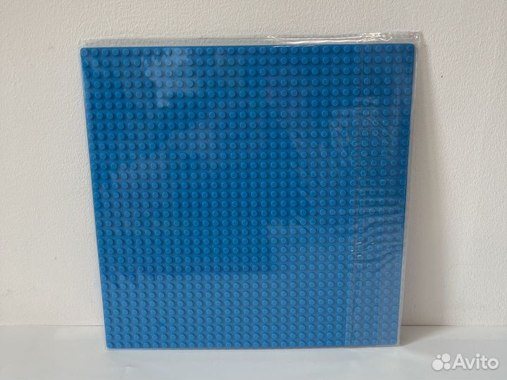 Lego платформа 25х25см Синяя