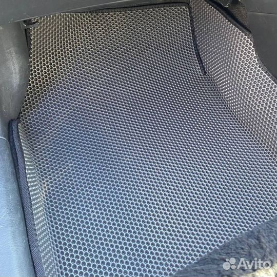 Коврики EVA 3Д на Филдер черный+черный