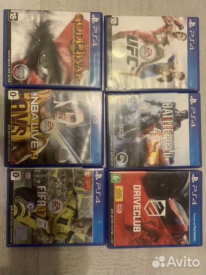 Диски на ps4