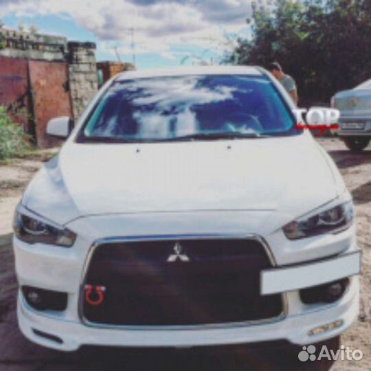 Юбка переднего бампера Zodiak Mitsubishi Lancer 10
