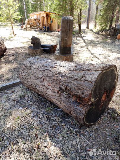 Пень для слеба из лиственницы