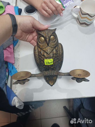 Сова подсвечник СССР