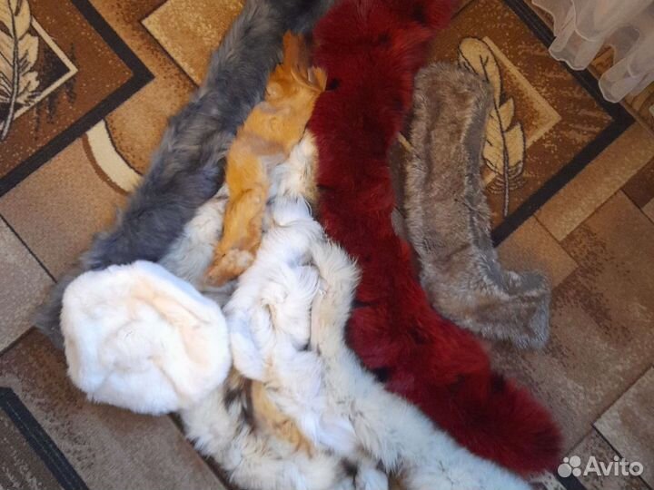 Воротник, мех. Есть норковый бирет. Цена за штуку